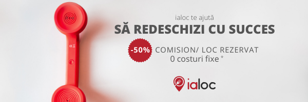 ialoc te susține cu o lună gratuită 
și 50% discount până la finalul anului